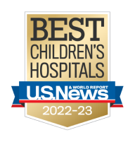 U.S. News and World Reports Best Children's Hospital 2022-23